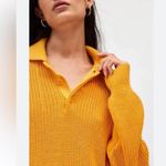 BDG UO  Gavin Oversized Polo Sweater in Orange Size M Photo 1