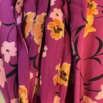 Flynn Skye  M Nikki Berry Kiss Wrap Maxi Dress Sexy Purple Ruffles Sundress Slit Photo 4