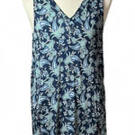 Roper‎ Paisley Print Sleeveless Dress Navy Blue Boho Casual Summer Beach Coverup Size L Photo 0