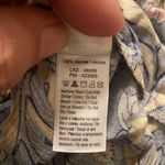 Lascana Floral Peasant Tie Front Blouse Tan Size 12 Photo 8