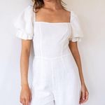 Nasty Gal White Jumpsuit Photo 2