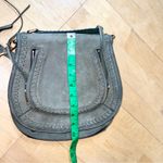 Rebecca Minkoff EUC Grey Vanity Large Saddle Bag Handbag Purse Crossbody Photo 5