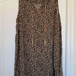 BeachLunchLounge Anthropologie Beach Lunch Lounge Leopard Print Causal Sundress Tank Dress Photo 0