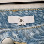 BP . Light wash denim high rise distressed straight leg mom jeans size 30 Photo 1
