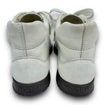 Hogan Leather Polacco Traditional Mid Lace Up Shoes Booties Off White Size 5.5 Photo 6