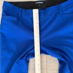EXPRESS  Columnist Blue Dress Pants Mid Rise Royal Blue  Ankle Pant Size 10R Photo 9