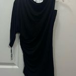 Alice + Olivia  Black Cowl Neck Mini Dress Size XS Photo 2