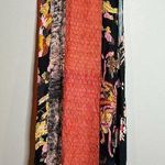 Citron silk patchwork patterned maxi dress Orange Size XS Photo 0