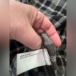 Duluth Free Swingin' Flannel Shirt plaid size S black white and gray Photo 2