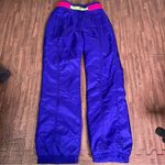 Obermeyer Vintage 90s‎  Bright On Purple Snowboard Ski Snow Pants Size 10 Photo 1