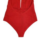 Boohoo Womens XL Bandage Plunge Sunsuit in Red NEW Photo 9