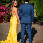 Prom Dress Yellow Photo 6