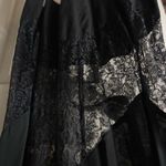 EXPRESS New long black dress with lace design Photo 10