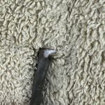 Patagonia Fleece Jacket Full Zip Pockets Warm Cozy Outdoor Beige Women's S READ Photo 6