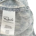 Rails Adele Shirt Dress Long Sleeve Light Acid Wash Denim Blue Size XXL Photo 12