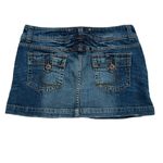 Maurice's Maurice’s Blue Denim Mini Skirt size 5/6 Photo 4