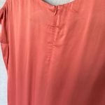 Yvonne LaFleur Womens Asymmetrical Dress Size M Coral Cap Sleeve Modern Chic Orange Size M Photo 2