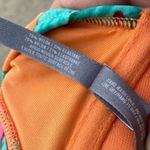 Aerie  Bridget Halter Orange Tropical Bikini Bra Top Sz 34C Photo 7