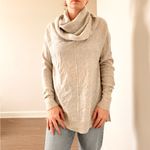 Vince  Gray Cowl Neck Cashmere Blend Sweater Photo 2