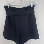 Aritzia Aritiza Wilfred Black Paperbag Belted Shorts Photo 5