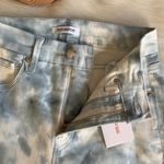 Good American nwt //  good legs raw hem tie dye jeans Photo 6