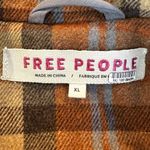 Free People  Wool Mari Tartan Plaid Blazer Winter Wheat XL Dark Academia Preppy Photo 10
