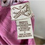 Eyelash Couture Y2k Pink Ruffled Cutout Racerback Tank Top Photo 3