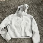 Lululemon  arctic white rouge renegade zip up hoodie size 6 Photo 0