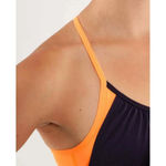 Lululemon Women's 4 No Limits Tank Top - Black Swan / Creamsicle Pop Photo 4