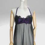 BESAME vintage sleep gown ( lingerie) Black Size M Photo 3