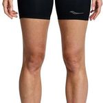 Saucony black shorts  Size large Photo 0