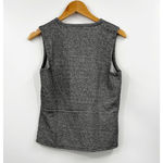 J. Crew‎ Women's Tweed Boucle Peplum Tank Top Stretch Sleeveless Gray Size S New Photo 5