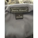 Jessica Howard Y2K Lace Midi Dress Sz 6 Gray Gold Metallic Whimsigoth Fairy Grunge Babydoll * Photo 7