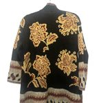 Vertigo Paris  oversized floral Intarsia open cardigan size M/L boho cozy Photo 1