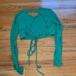 Olivaceous Long Sleeve Green Shirt Photo 1