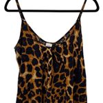 Buenos Ninos U Neck wild leopard hi lo Dress Adjustable straps size S travel Brown Photo 2