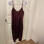 Abercrombie & Fitch Deep Burgundy Midi Dress Photo 1