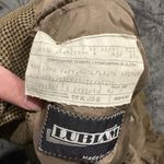 Lubiam Blazer Sports Coat Jacket Men's 50R‎ Wool/Silk Plaid Made In Italy Brown Size M Photo 9