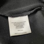 Eileen Fisher  Stretch Silk Jersey Round Neck Top Black Size M Long Sleeve Tee Photo 5