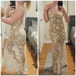 Elliatt Retusa Embellished Mesh Gown XS New with Tag with Sheer Panel Prom Bride Photo 5