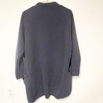 Nike Sportswear Size XS Navy Modern French Terry Open Front Drapey Cardigan Photo 4