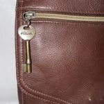 Fossil Vintage Y2k  Boho Hippie Gypsy Brown Crossbody Genuine Leather Purse Bag Photo 1