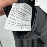 KanCan Black faux leather button fly Boot Cut Pants 11/29 new concert neutral Photo 10