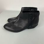 Zodiac  Black Leather Ankle Boots Size 8.5 Photo 2