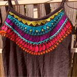 Trina Turk  embroidered black Baja Romper size XS Photo 2