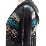 Johnny Was JWLA Tansy Velvet Zip Up Embroidered Hoodie Jacket NWT RARE Photo 6