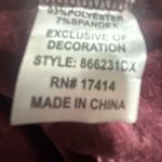 Miss Elaine 2X Wine Embossed Full Zip Caftan Luxe Lounge Gown Housecoat Robe Photo 5