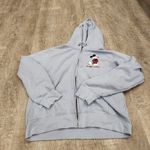 Disney  Mickey Mouse Blue Zip Up Hoodie Size Large Photo 0