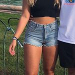 ZARA MOVING SALE -  silver studded waist denim short Photo 9