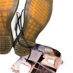 Dr. Martens  11821 White 8 Eye Combat Boots Womens size 7 Photo 1